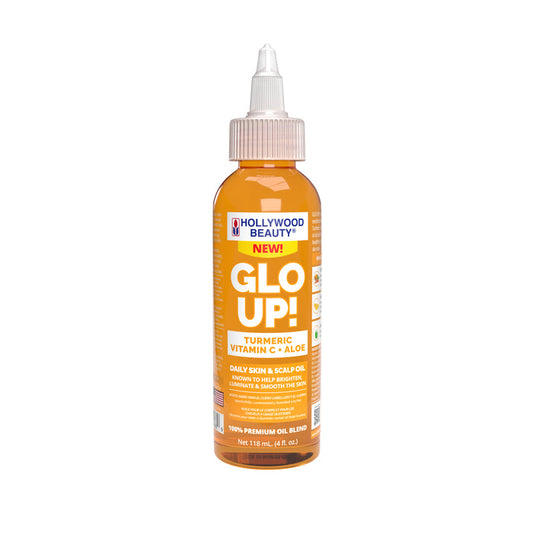Glo Up! Turmeric, Vitamin C + Aloe Daily Skin & Scalp Oil - 4 fl oz