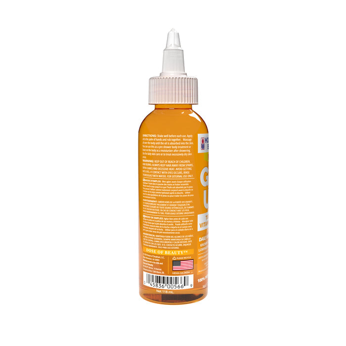 Glo Up! Turmeric, Vitamin C + Aloe Daily Skin & Scalp Oil - 4 fl oz