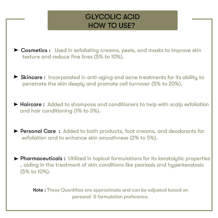 How to Use Glycolic Acid