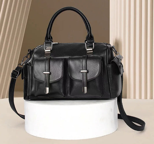 H1916 - Retro Duffle Fashion Handbag