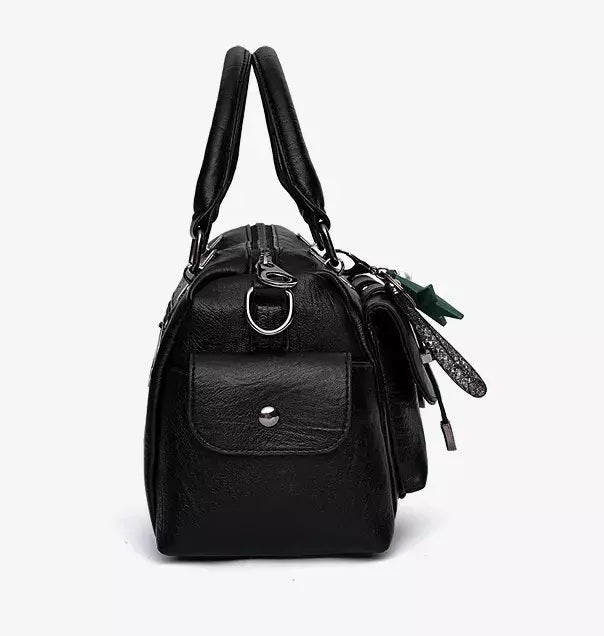 H1916 - Retro Duffle Fashion Handbag