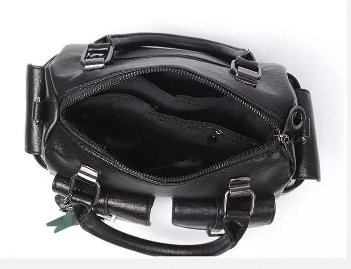 H1916 - Retro Duffle Fashion Handbag