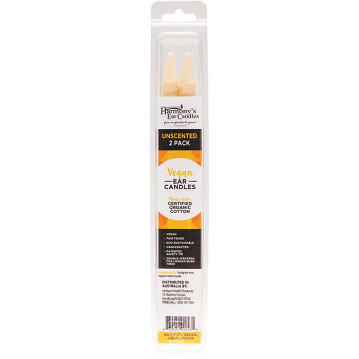 Harmony's Ear Candles - Unscented 2 Pack - L'Organic