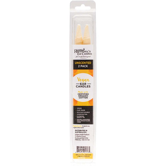 Harmony's Ear Candles - Unscented 2 Pack - L'Organic