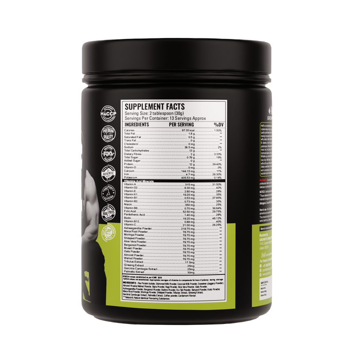 Hefit | Plant Protein | Cardamom Flavor | 400gm