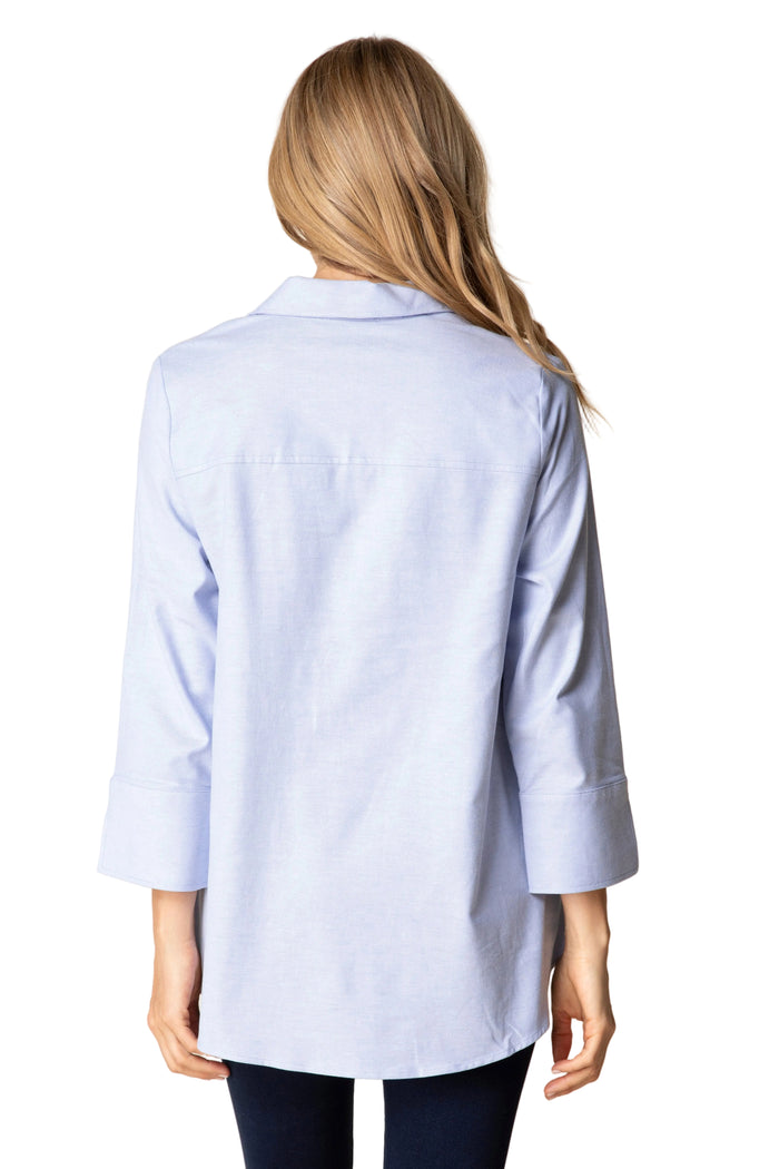 High-Low Easy Cotton Shirt - 15519