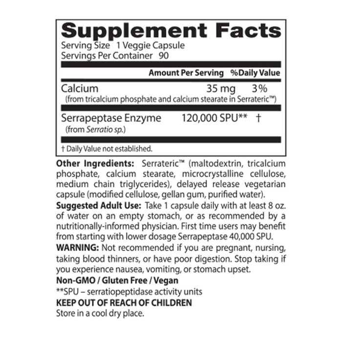 Doctor's Best High Potency Serrapeptase _2
