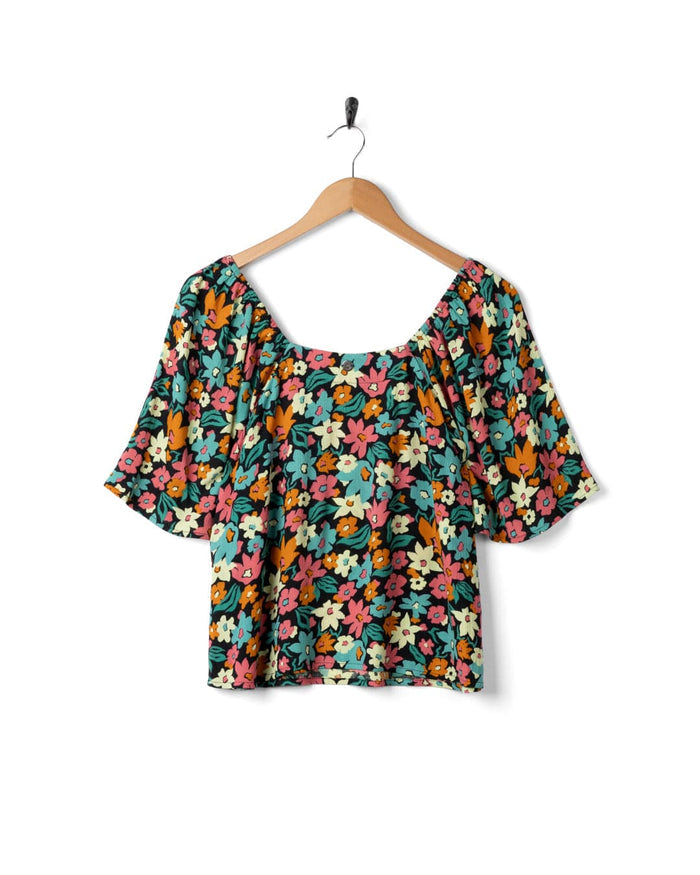 Holidaze Womens Blouse in Multi