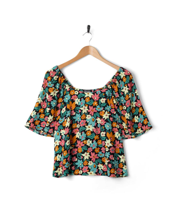 Holidaze Womens Blouse in Multi