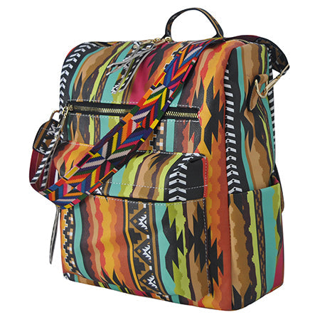 !HOT DEAL! Tribal Faux Leather NGIL Shoulder Backpack