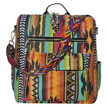 !HOT DEAL! Tribal Faux Leather NGIL Shoulder Backpack