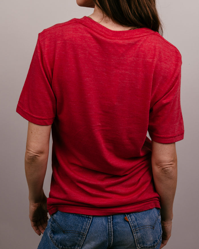 Red Cougars Houston For the City Vintage T-Shirt Back