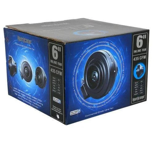 Hurrican 6" Inline Fan (435 CFM, 120V)