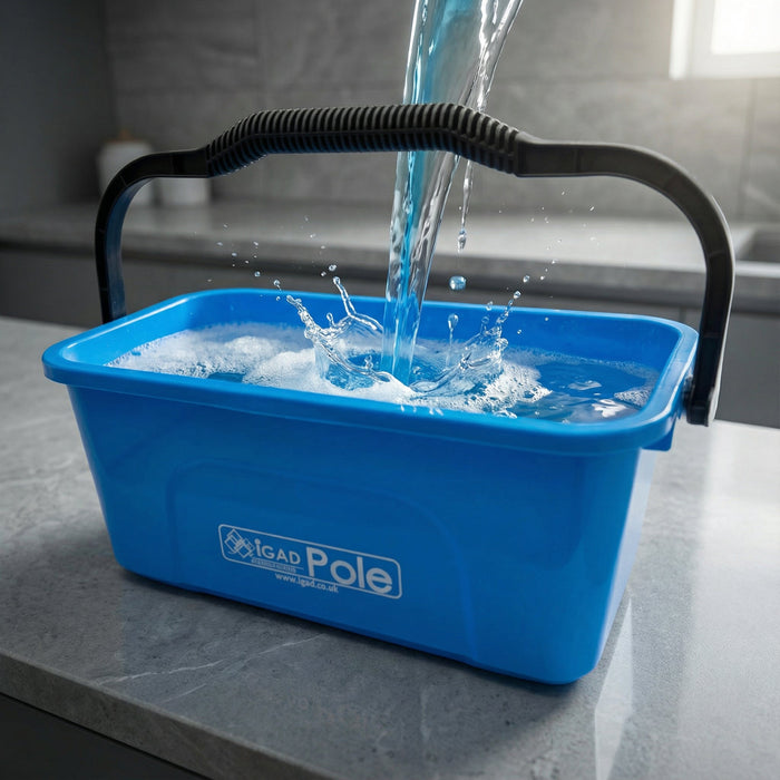 IGADPole 12L Window Cleaning Squeegee Bucket