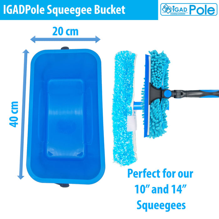 IGADPole 12L Window Cleaning Squeegee Bucket