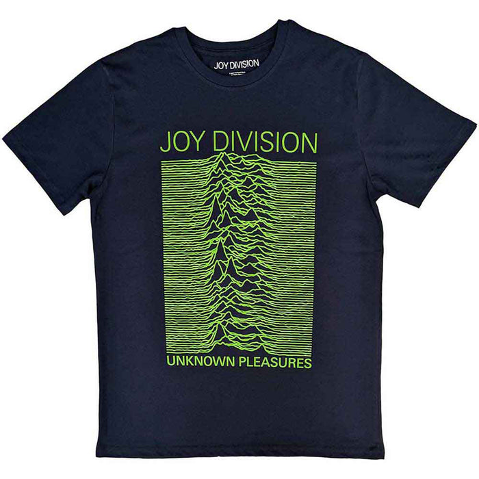 JOY DIVISION - UNKNOWN PLEASURES NEON FP - T-Shirt Blue