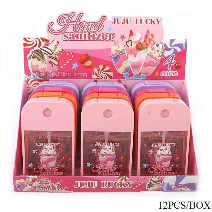 Juju Lucky Hydrating Hand Sanitizer Spray (50ml) – Cute Pocket Size Travel Sanitizer Mist (ANV-1716)