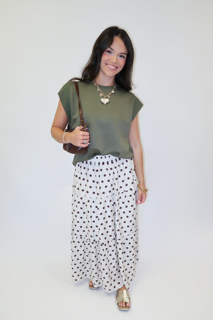 Keep It Moving Ribbed Cap Sleeve Knit Top - The Pink Tulip Clothing