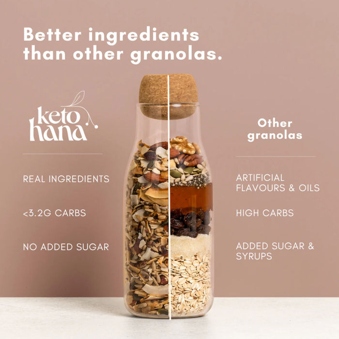 Keto Hana Keto Friendly Granola Coconut & Almond 300g