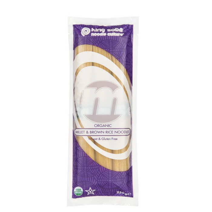 King Soba Organic Brown Rice & Millet Noodles 250g