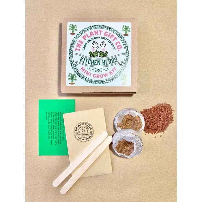Kitchen Herbs Mini Grow Kit by The Plant Gift Co. &Keep