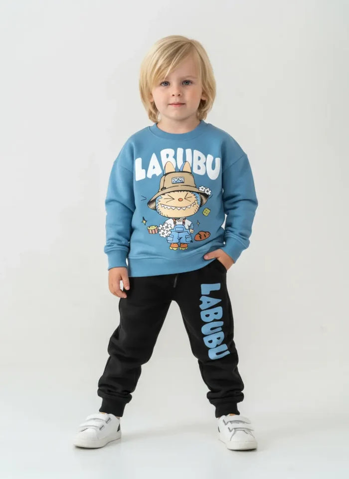 LA-BU-BU Boys Joggers Set