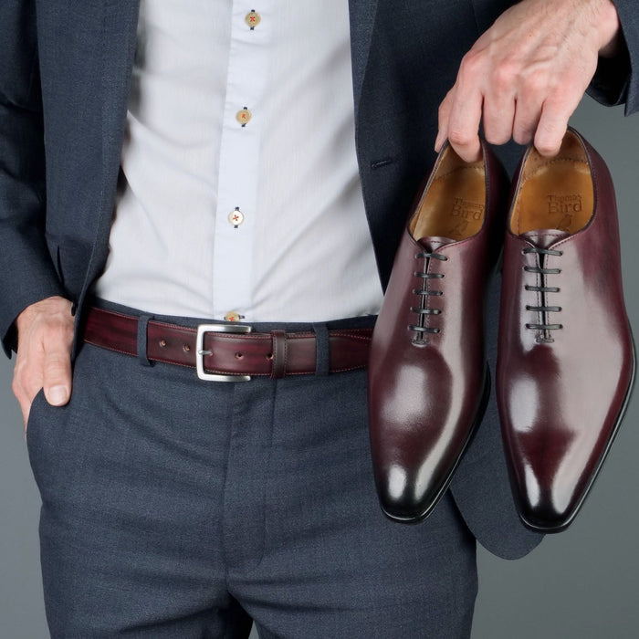 Leather Belt Oxblood