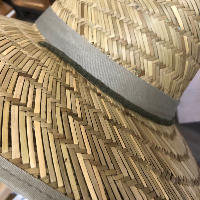 Lifeguard Hat - Goldcoast - Jordan Straw Hat - Natural Lifeguard Hat