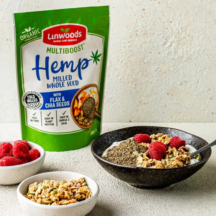 Linwoods Organic Milled Hemp Seed With Flax & Chia Seeds 200g