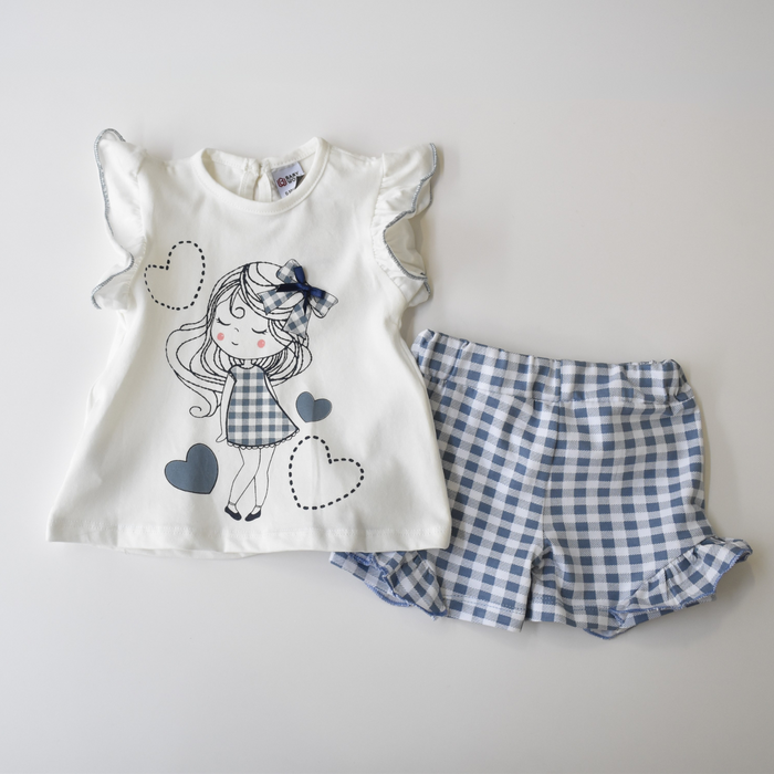 Little Square Girls Casual Set