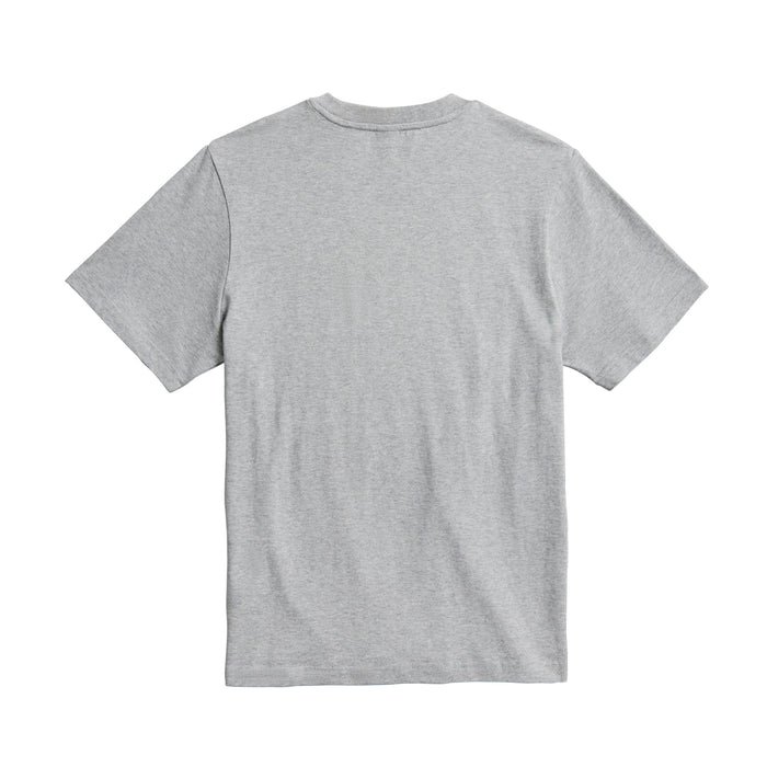 Back of the grey Leatherman classic logo tee