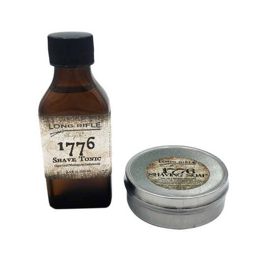 Long Rifle 1776 Shaving Puck and Aftershave Gift Set.