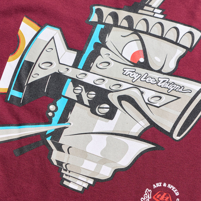 Long Sleeve Tee Carb Club Sangria