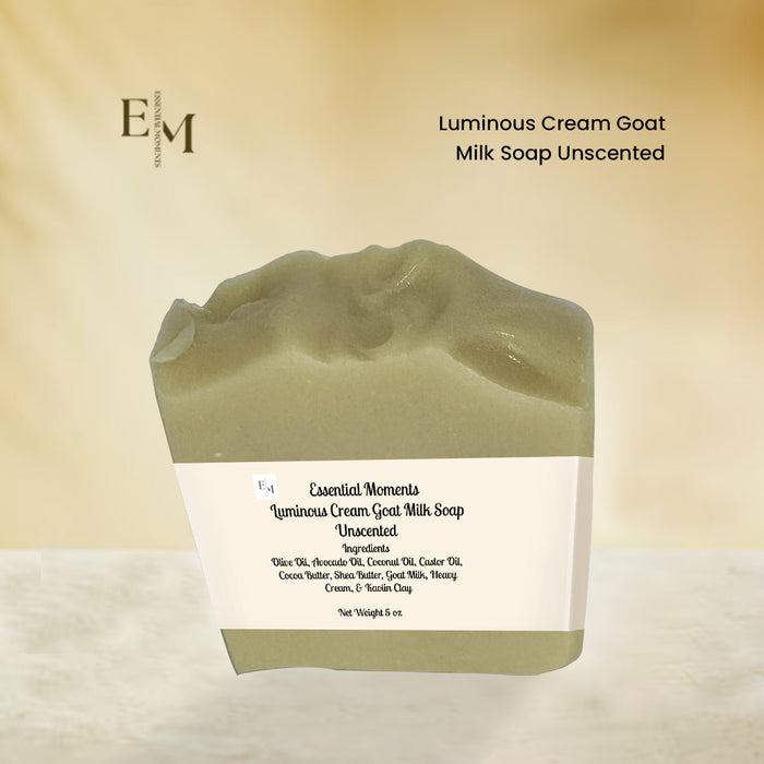 Luminous Cream Goat Milk Soap - Essential Moments