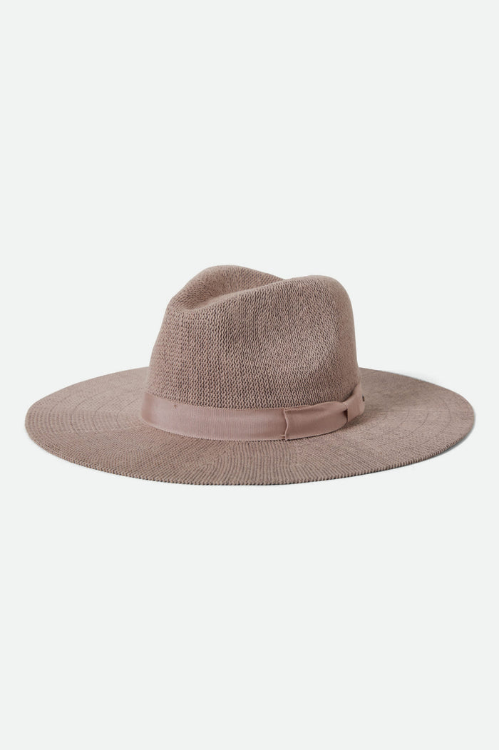 Women's Lyons Knit Packable Hat in the color Chalk Pink - Front Product View