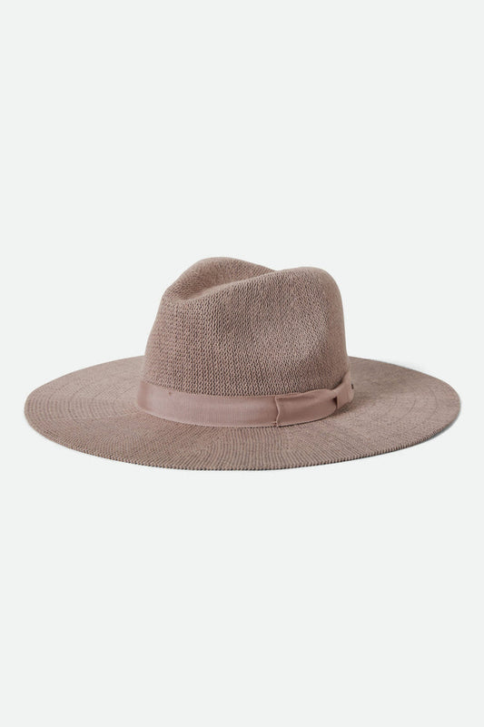 Women's Lyons Knit Packable Hat in the color Chalk Pink - Front Product View