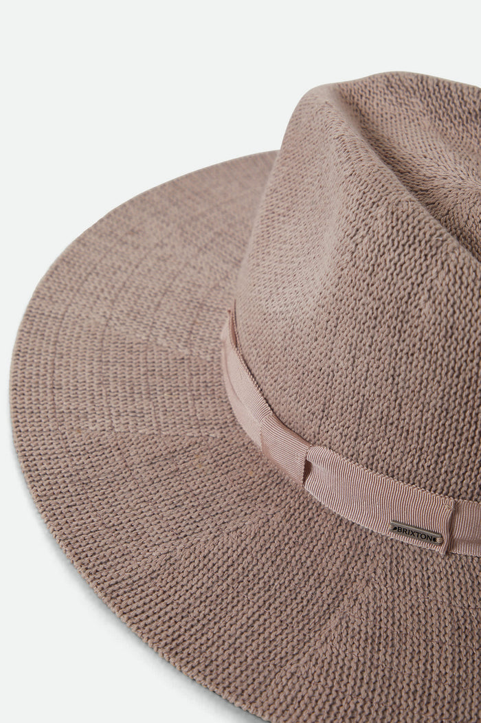 Women's Lyons Knit Packable Hat in the color Chalk Pink - Additional Laydown image