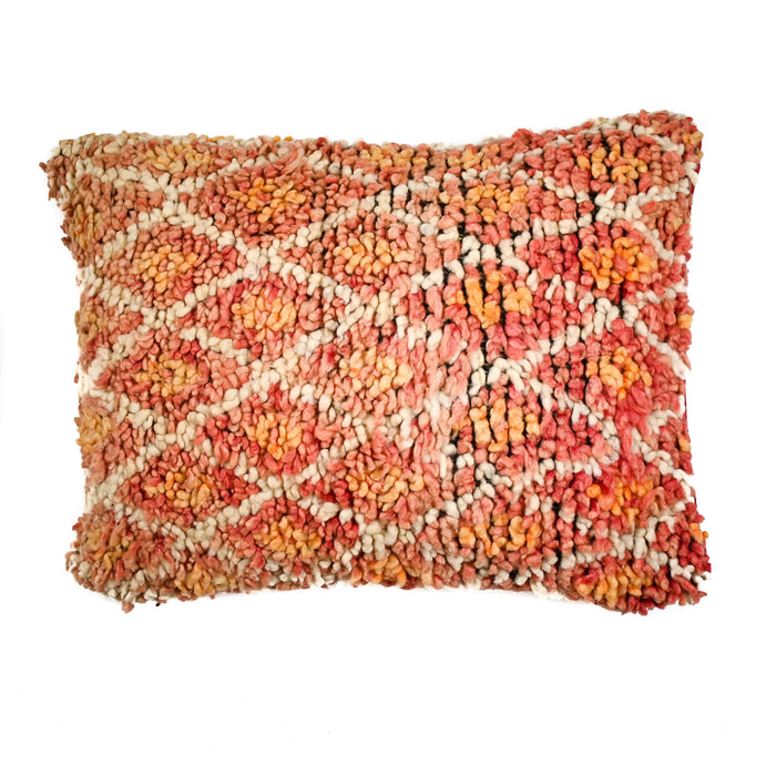 Magnolia Berber Carpet Pillow made using vintage Moroccan rugs