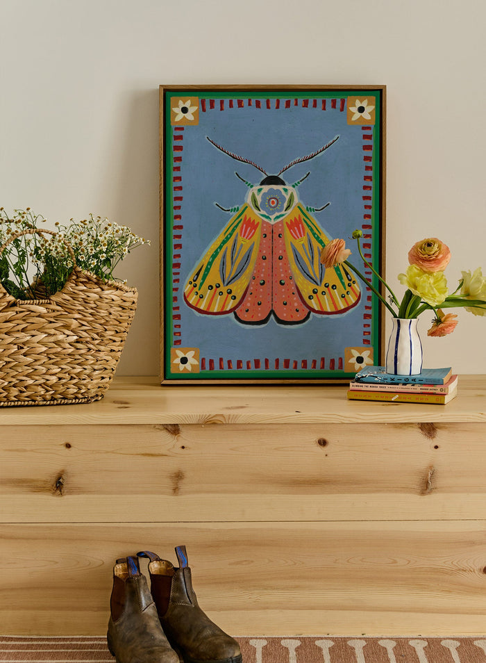 Majestic Moth, Canvas