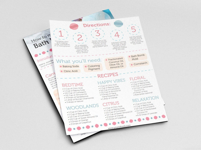 Make Bath Bombs with Essentials Oils Chart at Your Oil Tools