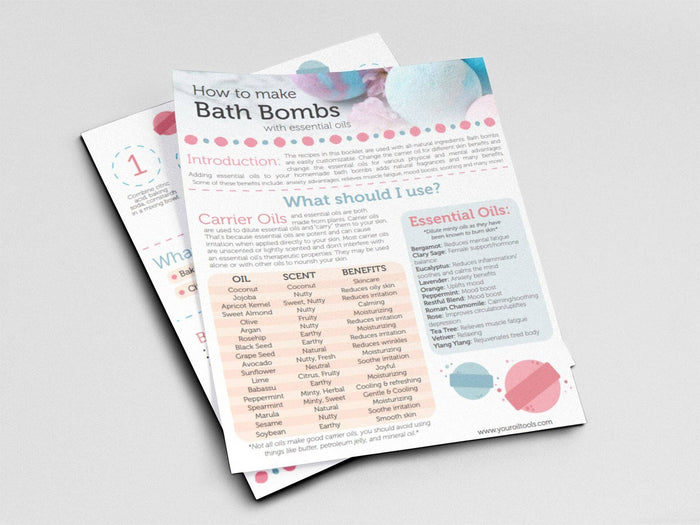 Make Bath Bombs with Essentials Oils Chart at Your Oil Tools