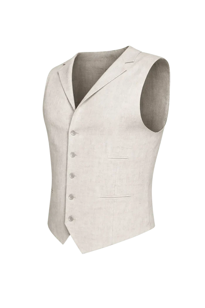 Nevada Gilet Natural - Rok&Billie, The Unique Rebel Boutique