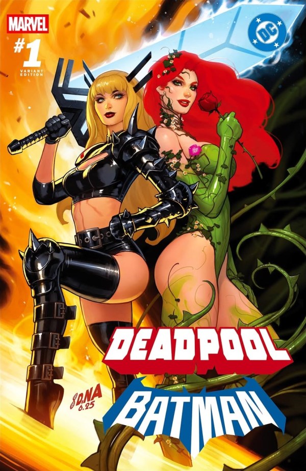 Marvel / DC: Deadpool / Batman #1 Davis Rider Comics NYCC 2025 David Nakayama Variant