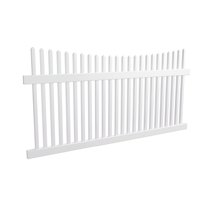Oxworks Melville PVC Picket Panel Kit - UV Stabilised PVC - 1200mm Panel Height - - Image 1
