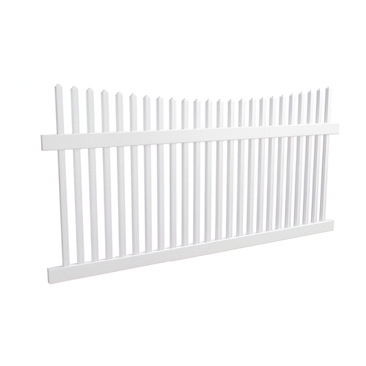 Oxworks Melville PVC Picket Panel Kit - UV Stabilised PVC - 1200mm Panel Height - - Image 1