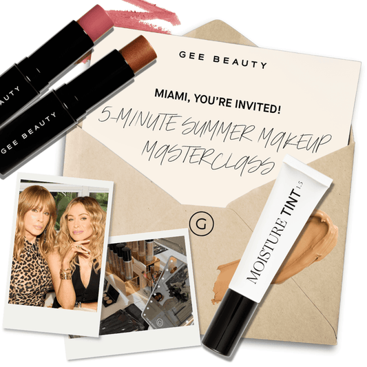 Miami Beach 5-minute summer makeup with Natalie + Miriam