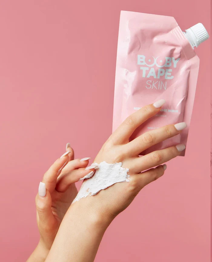 Miracle pink breast scrub