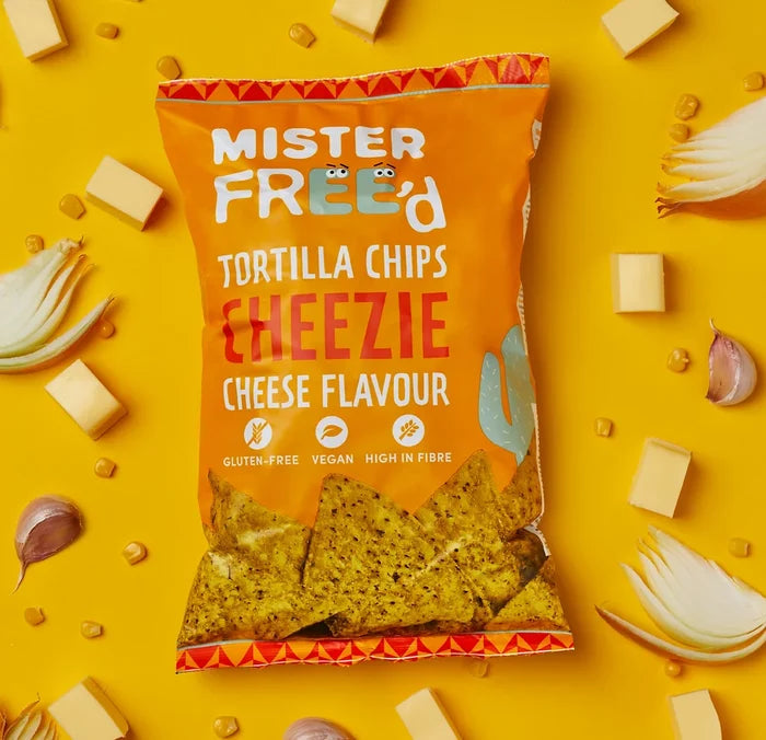 Mister Free'd Gluten Free Tortilla Chips With Vegan Cheese 135g