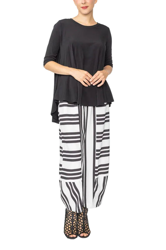 Mixed Stripe Lantern Pant - 7861P