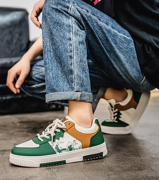 MS1071 - Retro Printed Casual Fashion Shoes